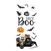 Removable PVC Holiday Stickers Halloween Window Sticker, Cute Ghost Black Cat Pumpkin Decal, Waterproof Reusable Static for Windows Cling