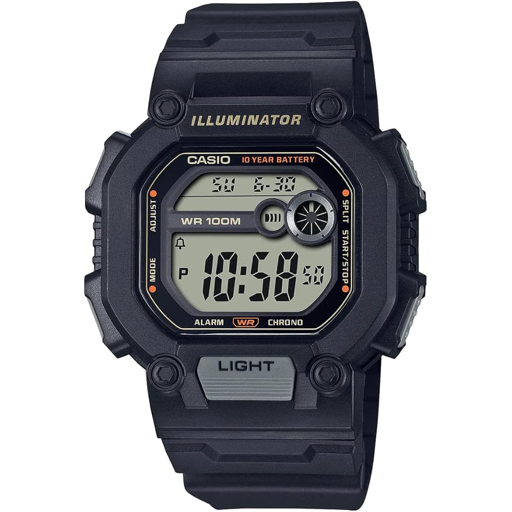 Casio Standard Digital Watch W-737HX-1AV Men s Long Strap Black Overseas Model