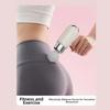 Compact Size Mini Electric Fascia Massager 9 Replaceable Head Fascia Machine Massager  Post-Workout