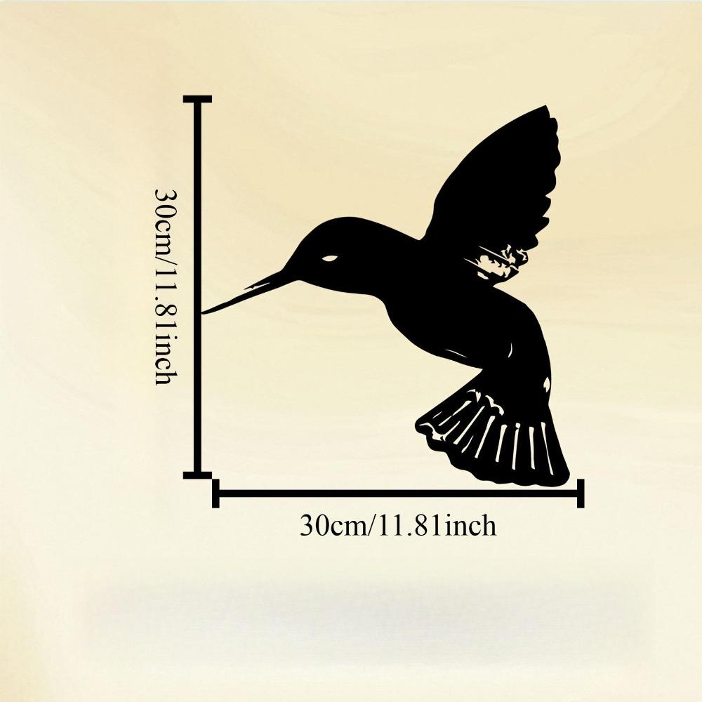 Metal Hummingbird Wall Art Handcrafted Iron Sculpture Garden Living Room Gift Bird Lover