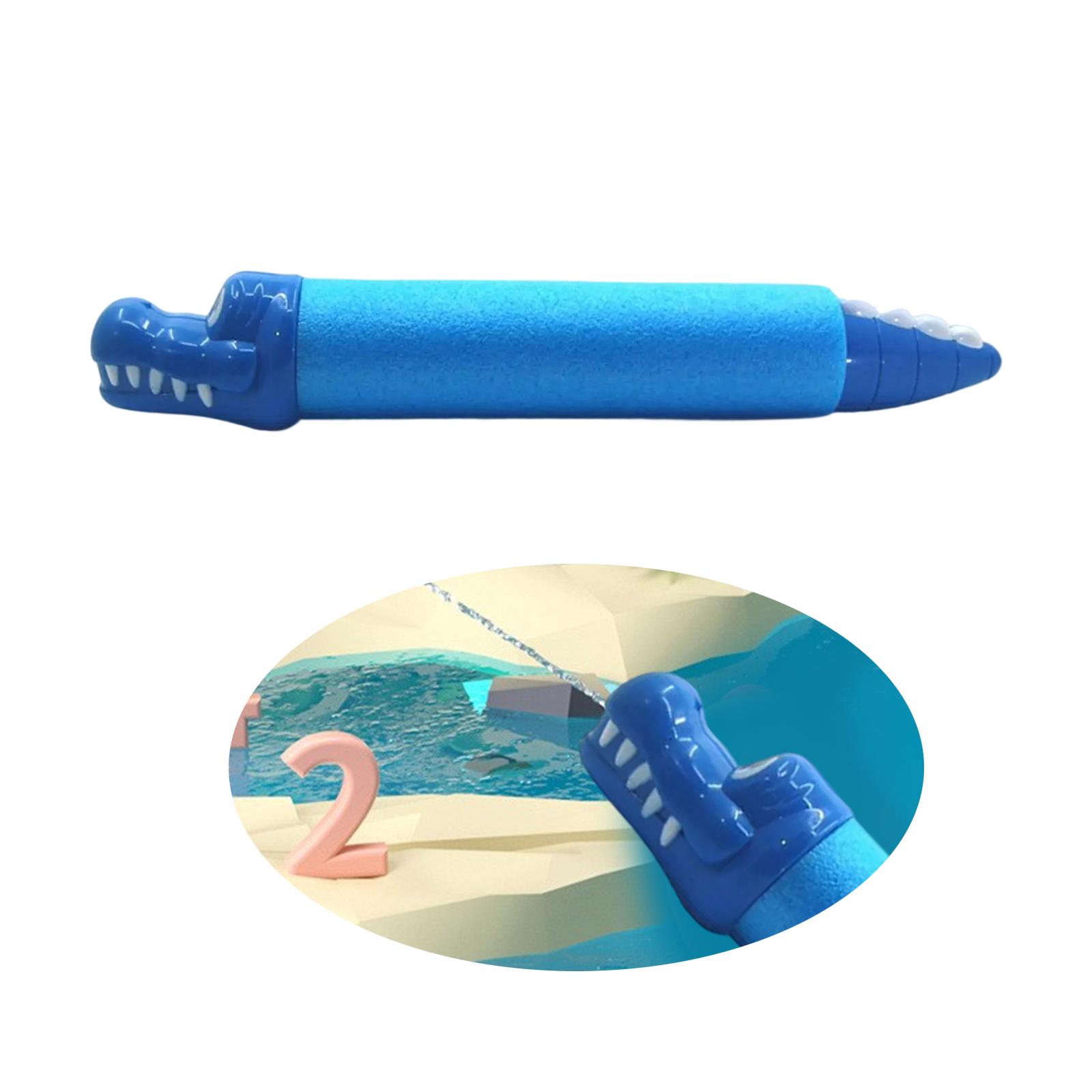 

Pull Out Pearl Cotton Shark/Crocodile Water Guns EVA Water Soaker Blaster For Kids And Family Fun Pool Beach Water Toy 1 зелений