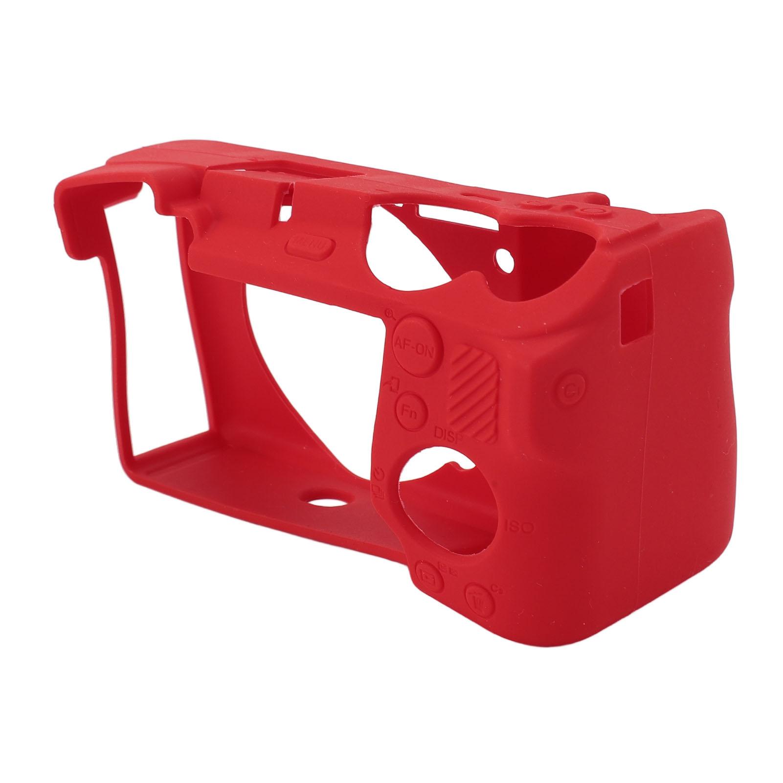 

Чехол-бленда для камеры, противоударный, устойчивый к царапинам, мягкий силиконовый защитный чехол для камеры A6700 красный