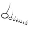 8 pcs Fishing Rod Guides Eyes Telescopic Surf Casting Rod Guides s Tip Tops Repair Kit Fishing Tools