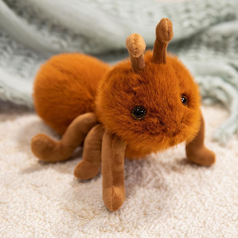 Süße 23cm Niedliche Ameisen Plüschtiere Kawaii Kissen Simulierte Lebensechte Ameise Spielzeug Flauschig Gefüllt Weiches Insekt Tier Kreative Dekoration 23cm