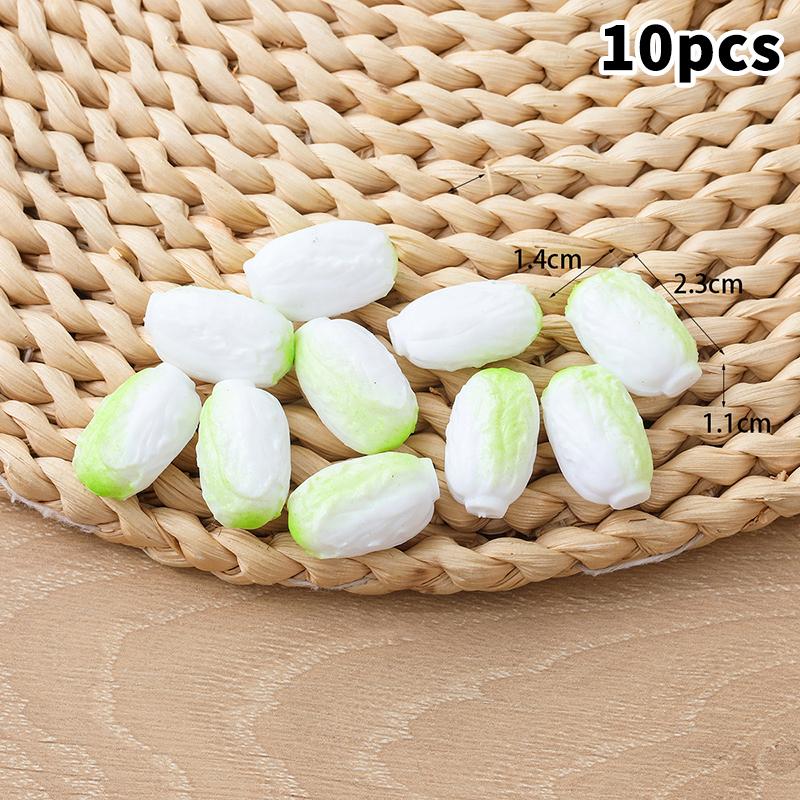 10Pcs Mini Artificial Vegetables Chili Cabbage Edamame Cucumber And So On Home Kitchen Decoration Holiday Gift