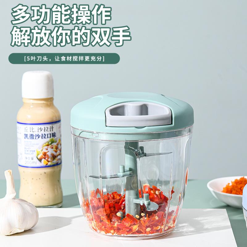 Kitchen Accessories All In One Electric Vegetable Onion Chopper with Durable Plastic Blade Eco Friendly for Salad Preparation