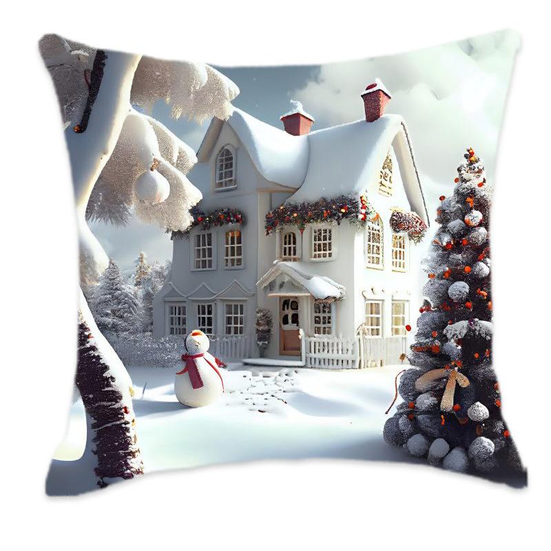 New Winter Christmas Series Home Fashion Pillow Sofa Bedroom Study Pillow Comfortable Soft Pillow
