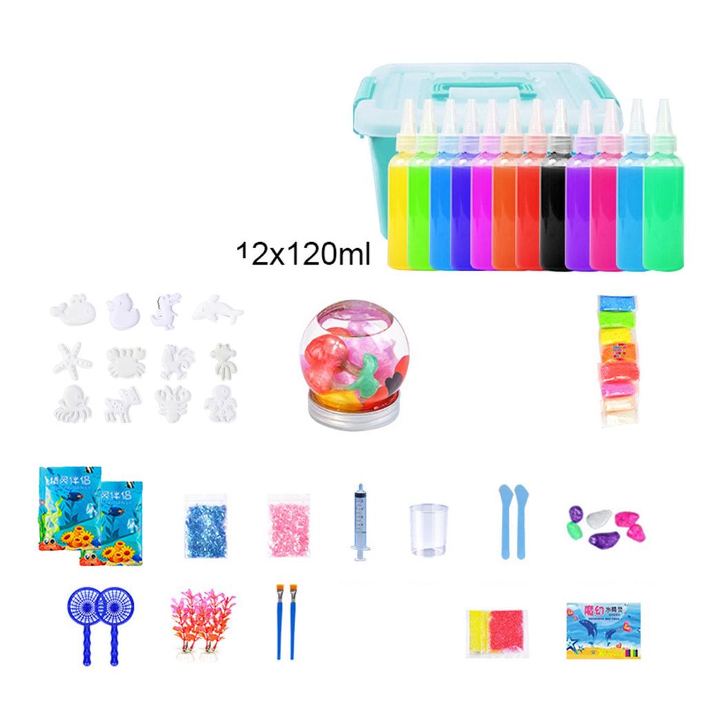 Children's Ocean DIY Colloid Toys Children's Solution Toys Diy Set Children's Ocean Enlightenment Toys Children's Educational Toys 60ml