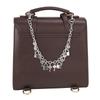 Gothic Punk Detachable Bag Chain Set With Multiple Cool Charm Designs For Handbag Decor Y2K Alt Style Daily Wear