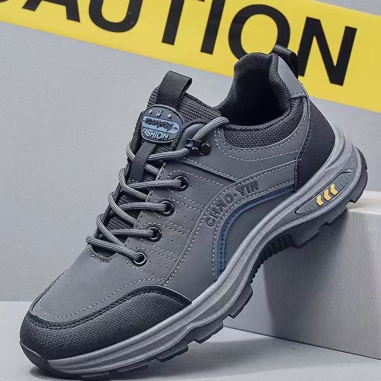 Autumn outdoor casual shoes lightweight hiking shoes comfortable soft sole low top sports shoes versatile men's shoes