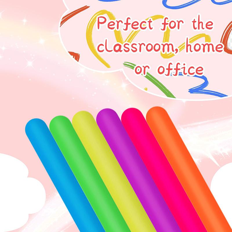 100Pcs Colorful Pop Tube Rainbow Fidget Toys Telescopic Tube Stress Relief Toys Plastic Stretch Pipe Decompression Toy Gift