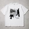 Y2K Graphic Oversized T-Shirt Streetwear Tee Black Cotton Unisex
