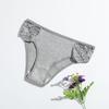Cotton Underwear for Women Floral Lace Ribbed Low Rise Hipster Panties Soft Breathable Cheeky Bikini Briefs