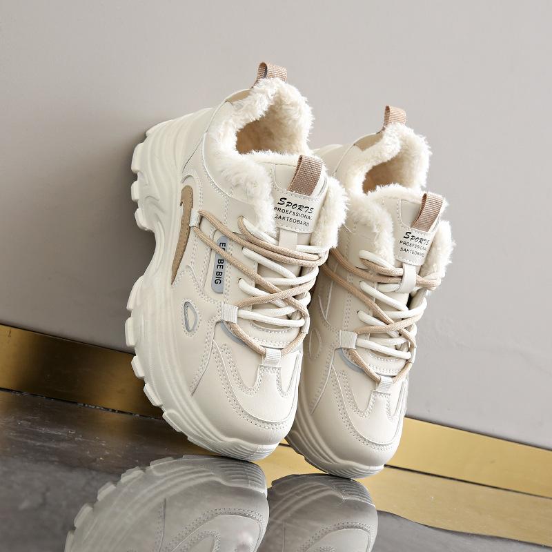 Dad shoes women ins winter new thick-soled sports versatile, lightweight to increase height and leisure