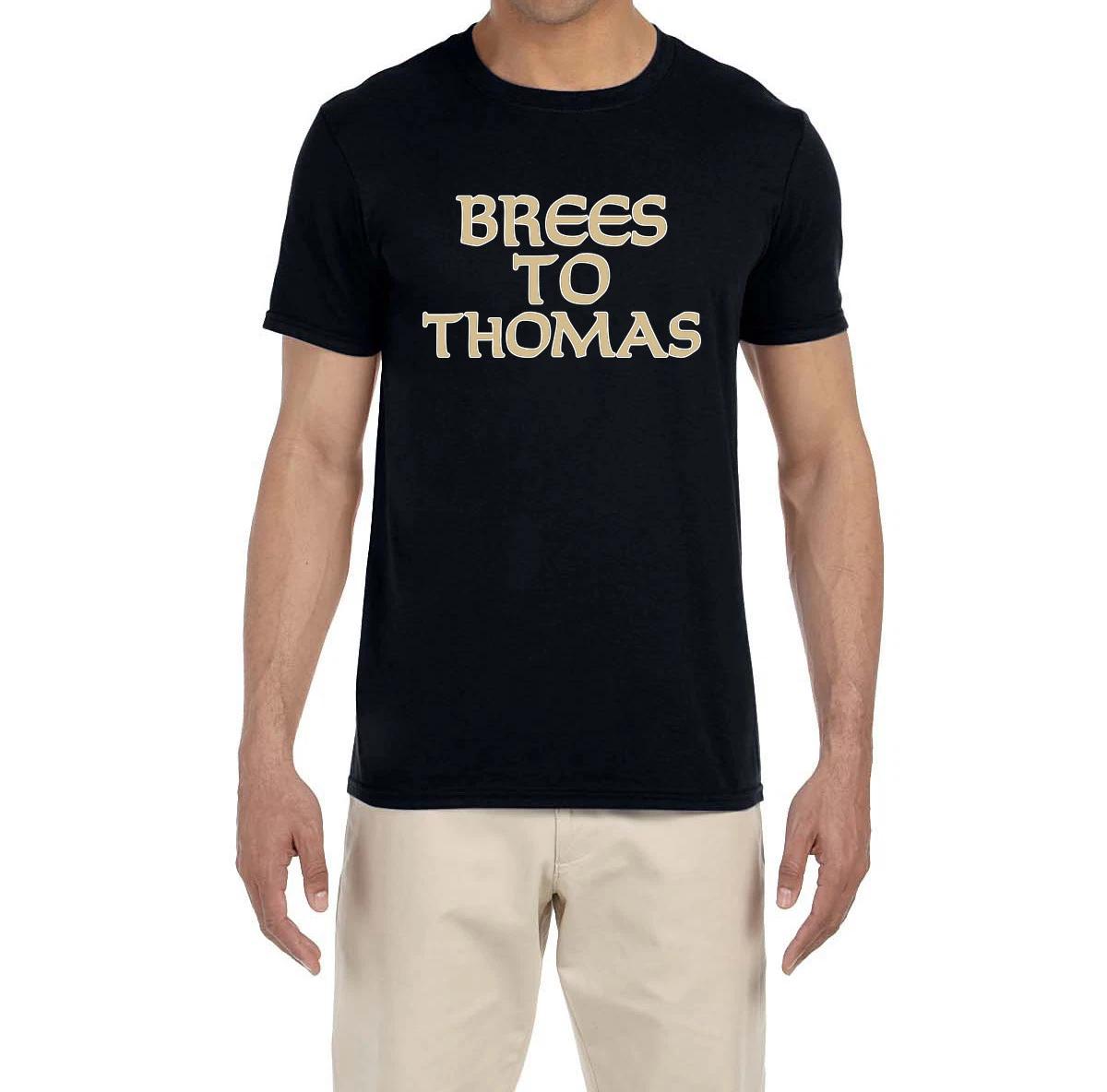 New Orleans Saints Drew Brees To Michael Thomas T-Shirt L