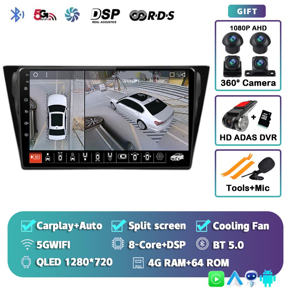 Android 14 Carplay Auto For VW Volkswagen Bora 2016 2017 2018 Car Radio Multimedia Navigation Player Video WIFI Stereo Head Unit