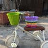 10 Colors Kids Bike Basket Rattan Wicker Retro Woven Bicycle Basket  Bicycle Accessories