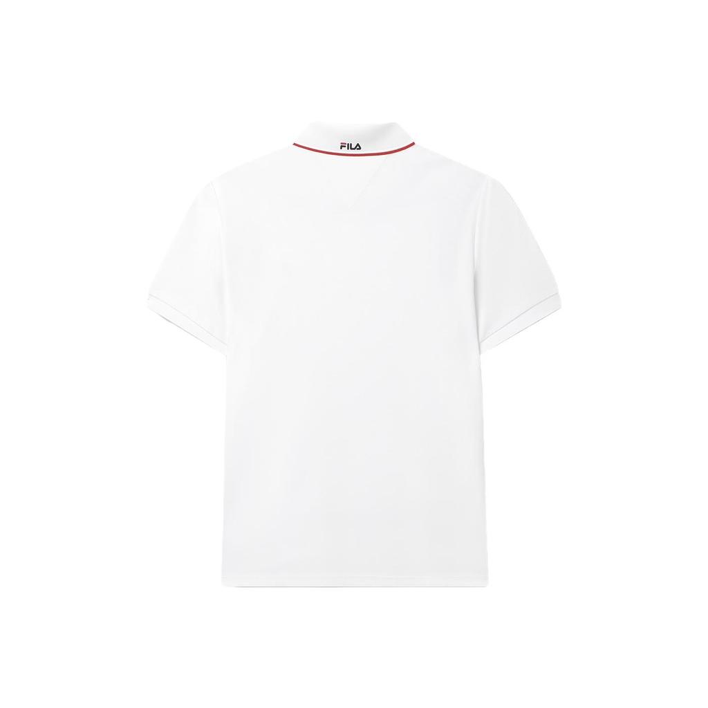 New FILA HERITAGE Polo Shirt Men's Standard White F11M321106AWT