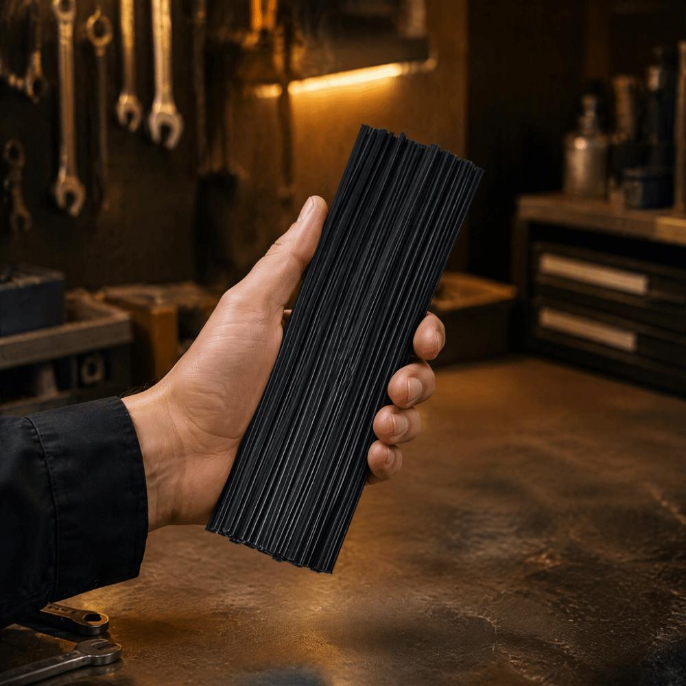 50PCS Double-Strand Round PP Welding Rods PP Polypropylene Welding Rods For Hot Air Welder Machine