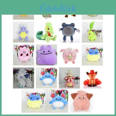 9" Adorable Pokemon Stuffed Animal Doll Short Plush Pp Cotton Filling