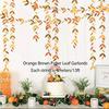 Orange Gelb Rot Party Blätter Girlande Herbst Banner Ernte Dankfest Party Tag Dekorationen Heimparty Hängende Deko