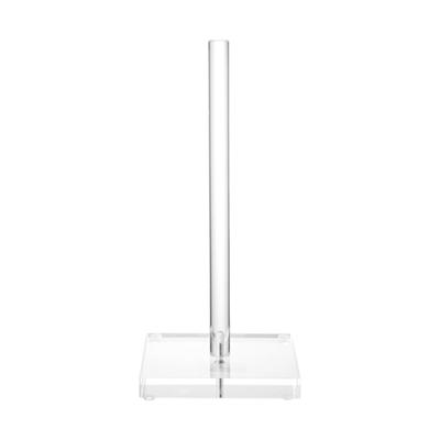 Sturdy Acrylic Paper Towel Rack Clear Designs for Kitchen Supplies Wall Mounting