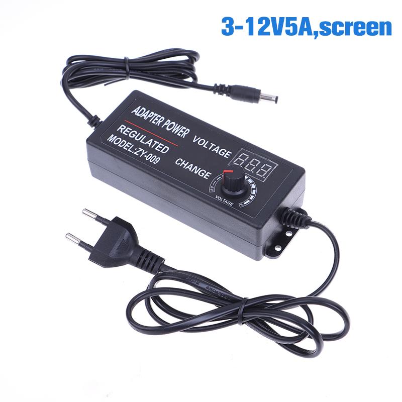 Adjustable Power Supply Ac Dc 220V To 3V-36V 1/2/3/5A Universal Power Supply Adapter