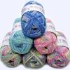 1pcs 40g 1.5mm Milk Cotton Yarn 4 Strands of Yarn Segment Dyed Gradient DIY Jewelry Accessory 60% Cotton 40% Acrylicr 120m/131yd