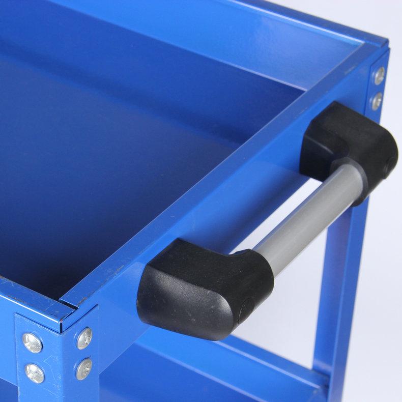 Heavy-Duty Three-Layer Mobile Tool Cart for Auto Repairs