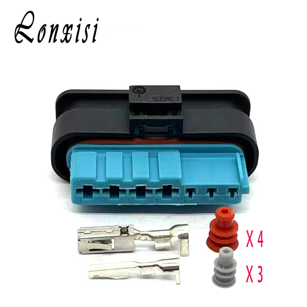 1 Set 7 Pin 872-689-505 Car Filter Connector Automotive Oil Pump Plug A1715450128 For Mercedes Benz 221 S300