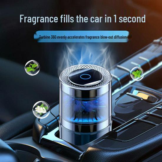 Luxury Smart Car Aroma Diffuser & Perfume Robot Ornament for Summer