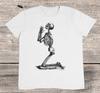 Praying Skeleton T Shirt - Religious Skeleton - %100 Premium Cotton