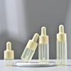 10pcs/lot 5ml 10ml 15ml 20ml Glass Dropper Bottle Jar Vial Empty Refillable Essential Oil Bottle With Glass Pipette For Cosmetic