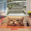 Cute Cartoon Cat Mat, Non-Slip Sponge Floor Rug, Soft Washable Door Mat for Bedroom Kitchen Bathroom