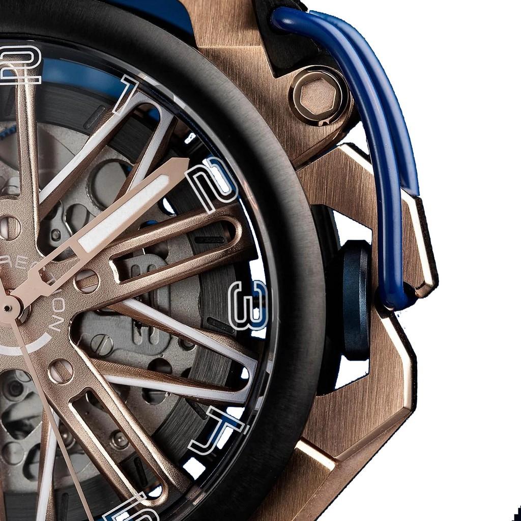 Mazzucato RIM GT Reversible Chronograph Skeleton Dial Automatic GT5-RG Men's Watch