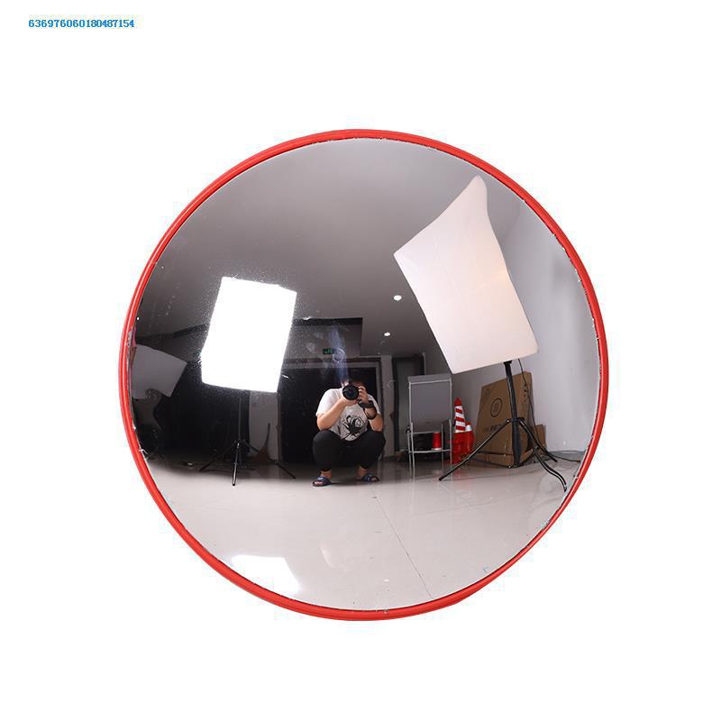 80cm Wide-Angle Outdoor Traffic Convex Mirror for Blind Spots and Corners