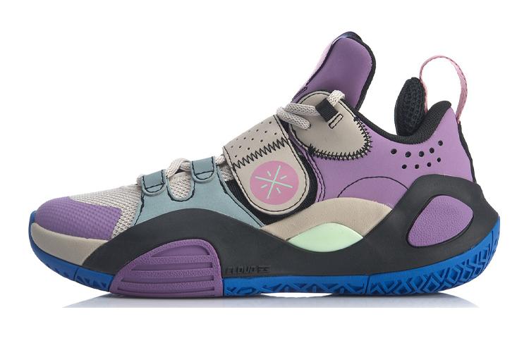 Li Ning All City 8 Youth Edition Rebound Breathable Rebound And Breathable Low top Children s Basketball Shoes ABPQ033-2 38