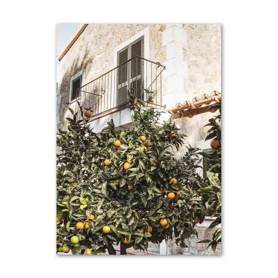 Lemons Olive Branch Mountain Village Leaf Wall Art Canvas  Nordic Posters PaintingAnd Prints Wall Pictures For Living Room Decor