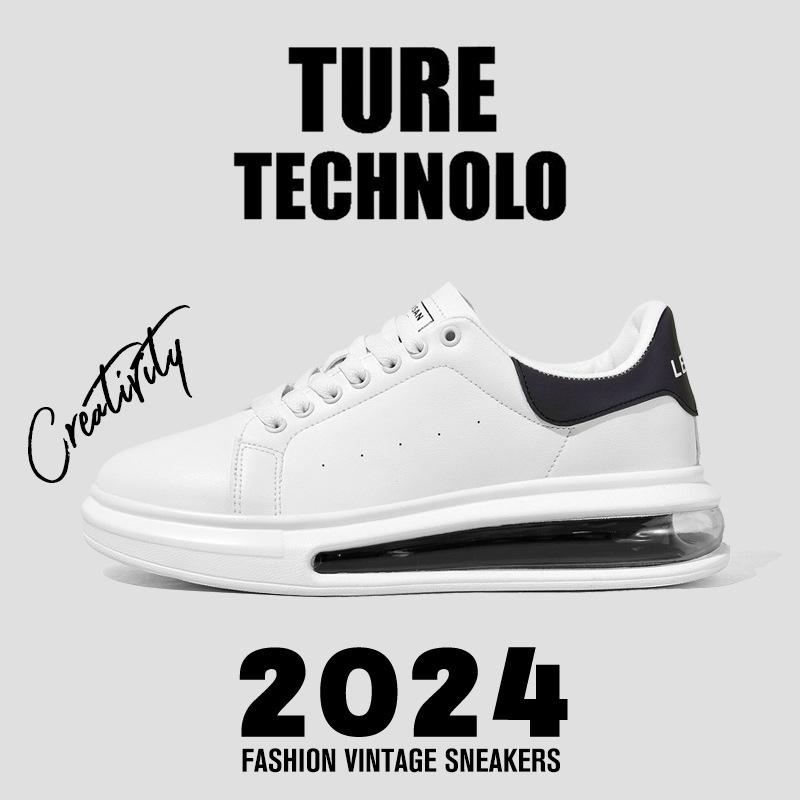 2025 autumn new air cushion board shoes student air cushion white shoes men's air cushion low-top McQueen same casual shoes