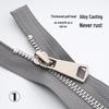 No. 5 Double Open End Metal Zipper for Down Jackets with Plastic Teeth and Sun Protection