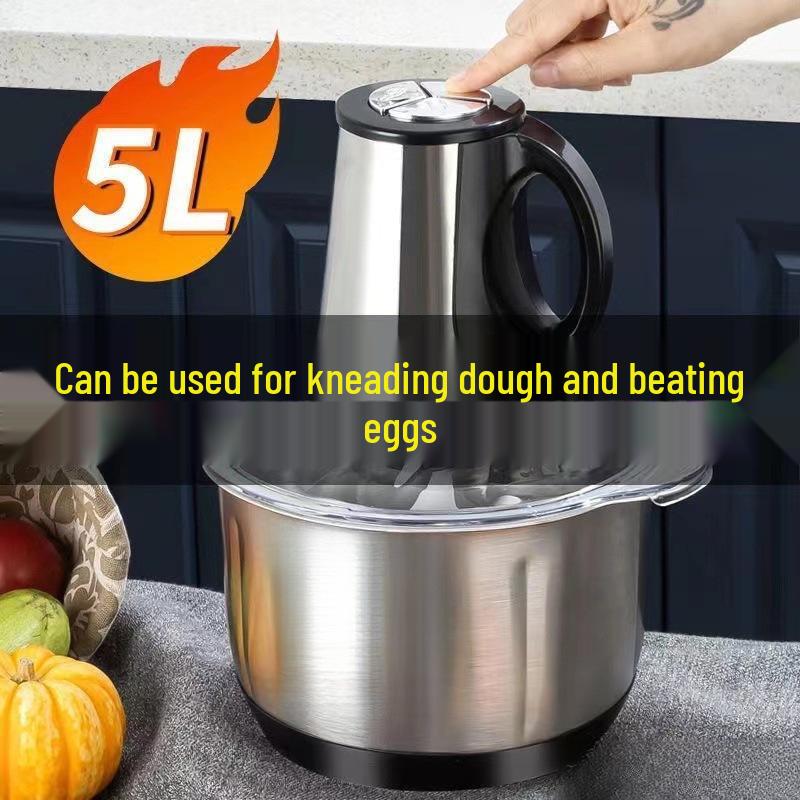 Electric Meat Grinder & Food Processor with Dough Mixer