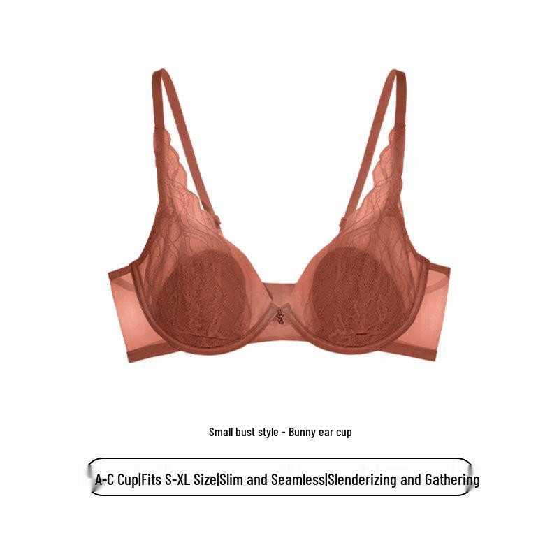 

Кружевное легкое нижнее белье: Льстящий бюстгальтер для женщин - Весна/Лето Хлопок XL (Small/A/B Cups 80-85, Fullness C-D)