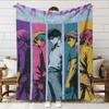 Blanket Print K - Pop Demon Hunters Flannel Blanket Latest Fashion Pop Girl Group