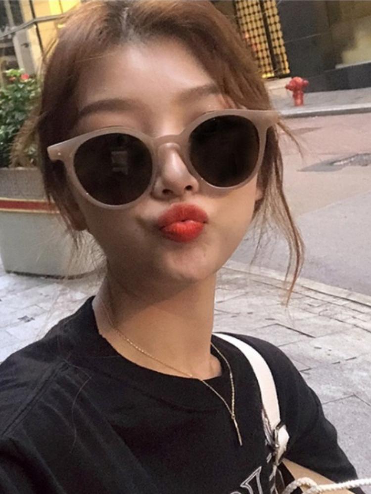 4PCS Fashion Small Frame Sunglasses Women Retro Small Oval Glasses Ladies Glasses