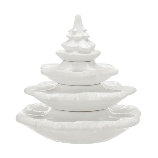 

Christmas Tree Deviled Egg Tray, Resin Appetizer Platter for 24 Eggs Festive Holiday Party Serving Dish And Decor S