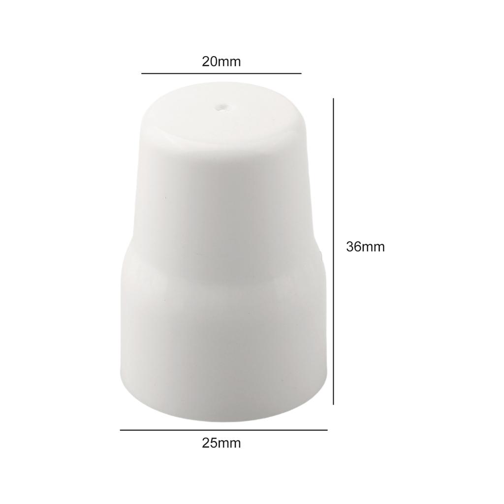 Radiator Valve Cap Replacement Push-Fit White Plastic Radiator Cap For 20-25mm Shower Radiator Decorative Cover 4/10pcs