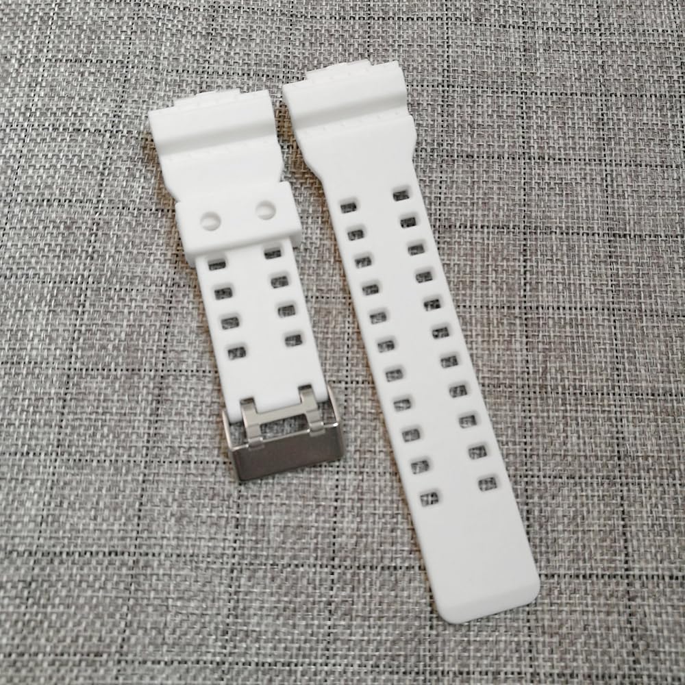 16mm Wide Waterproof Watch Compatible with Genuine Casio Compatible with and Strap, Bands, G-8900A, GR-8900A, GW-8900A, GA-110, GA-100, GD-100, GD-110