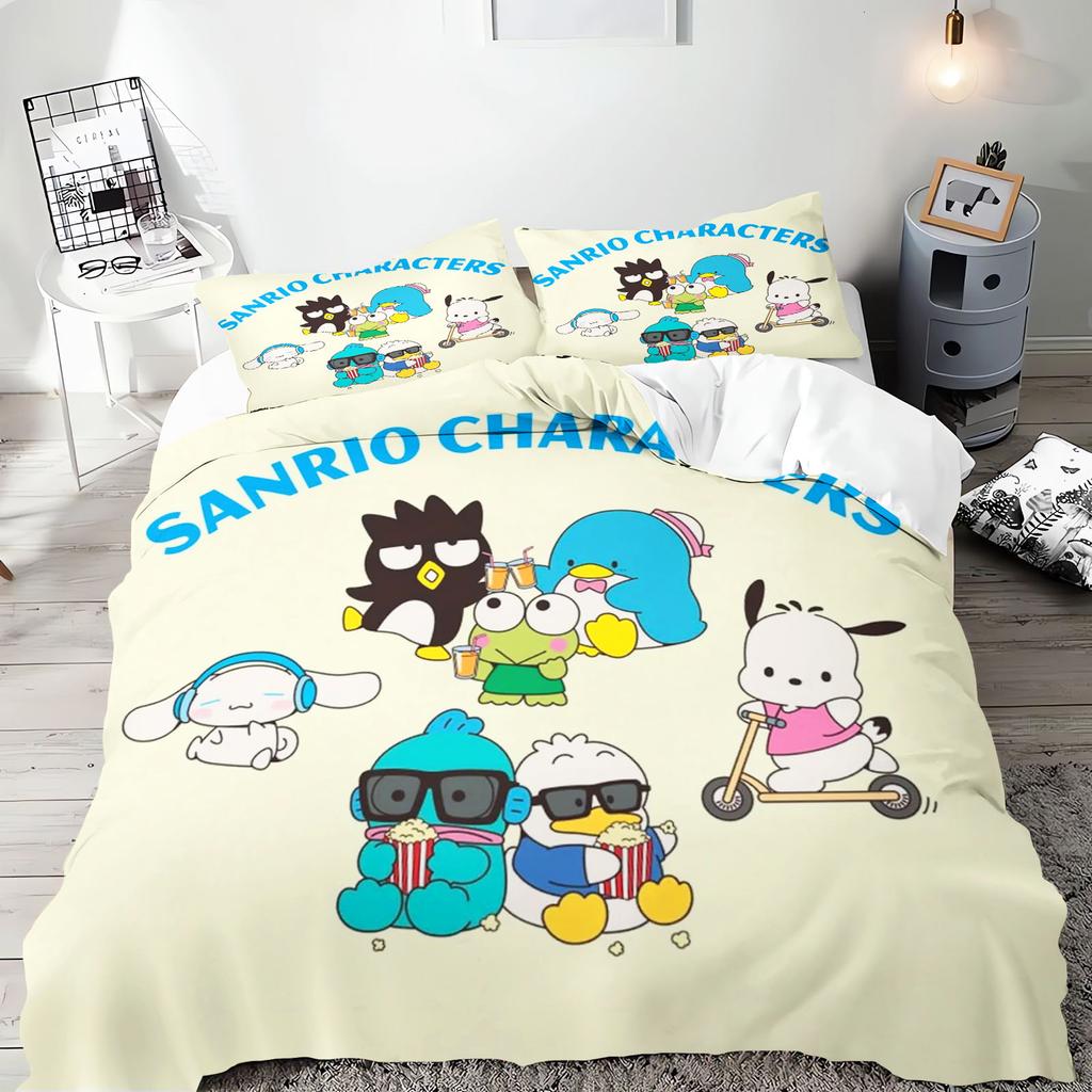 Tuxedo Sam 3-Piece 1 Quilt Cover One Piece Bedding Set Comforte Luxus Exquisite Birthday Gift 100% Polyester Home Decor