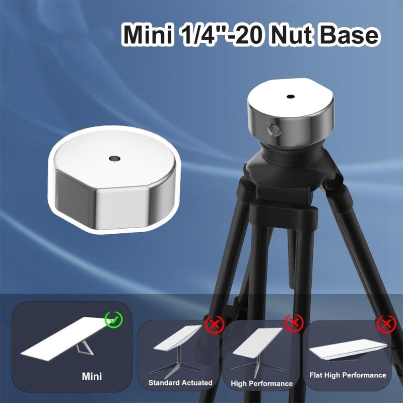 Tripods Adapter Threaded Mount Secure Connection Quick Install Aluminum Mounting Bracket Easy To Use for Devices Mini