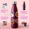 50pcs Halloween Cartoon Graffiti Waterproof Stickers for Water Bottles & Computers